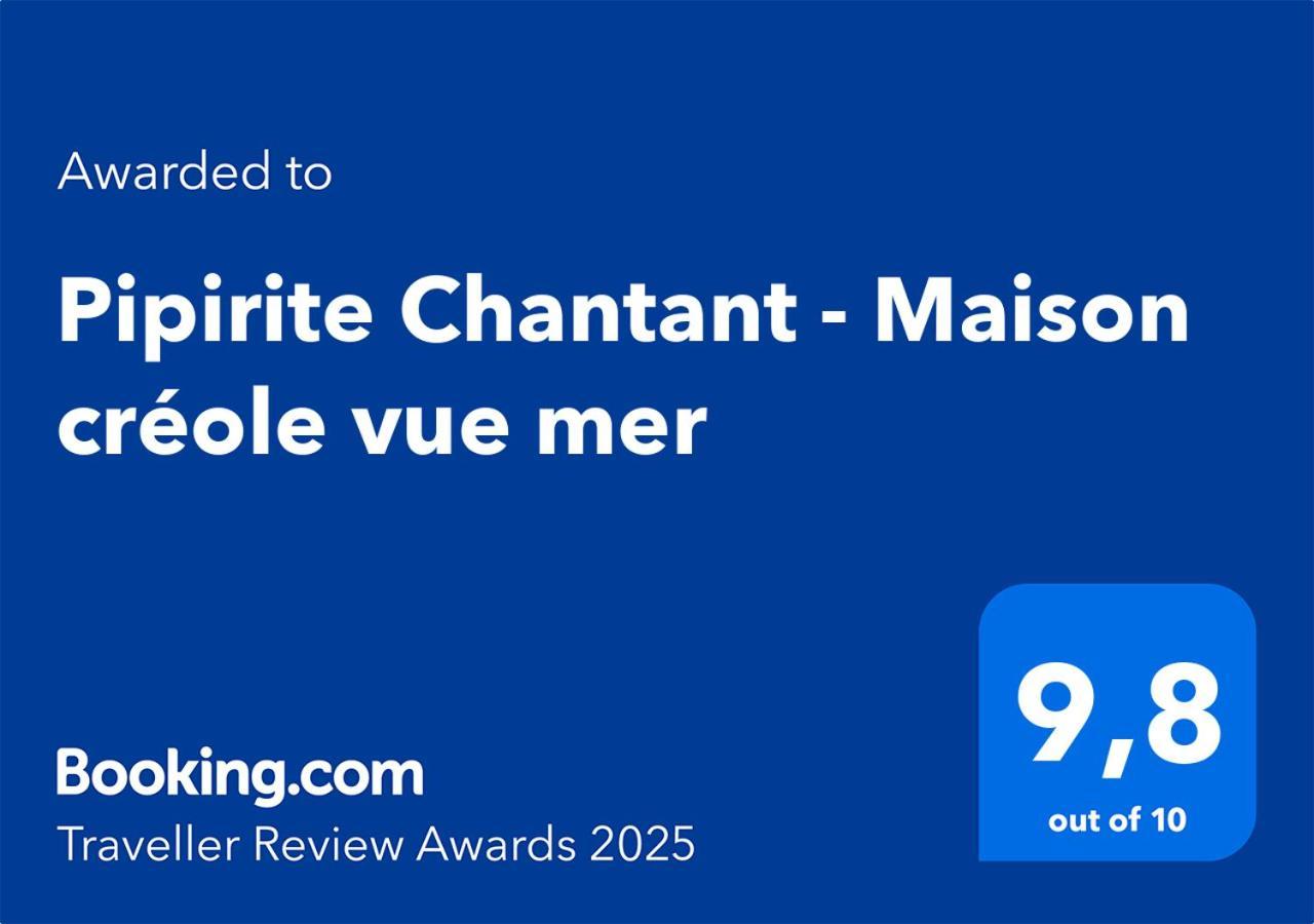 Pipirite Chantant - Maison Creole Vue Mer Sainte-Rose Esterno foto